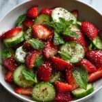 Crisp Cucumber Strawberry Salad for a Refreshing Summer Bite Recipe
