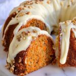 Moist Carrot Bundt Cake with Cream Cheese Glaze Recipe