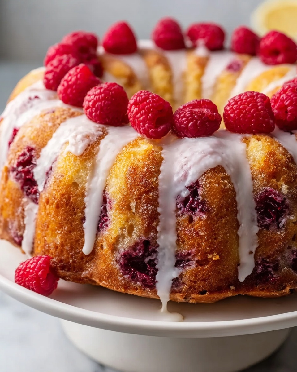 Lemon Raspberry Bundt Cake Recipe