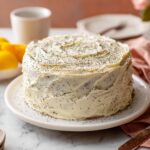 Moist Lemon Poppyseed Layer Cake with Cream Cheese Frosting Recipe