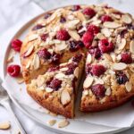 Raspberry Ricotta Cake with Almonds Recipe