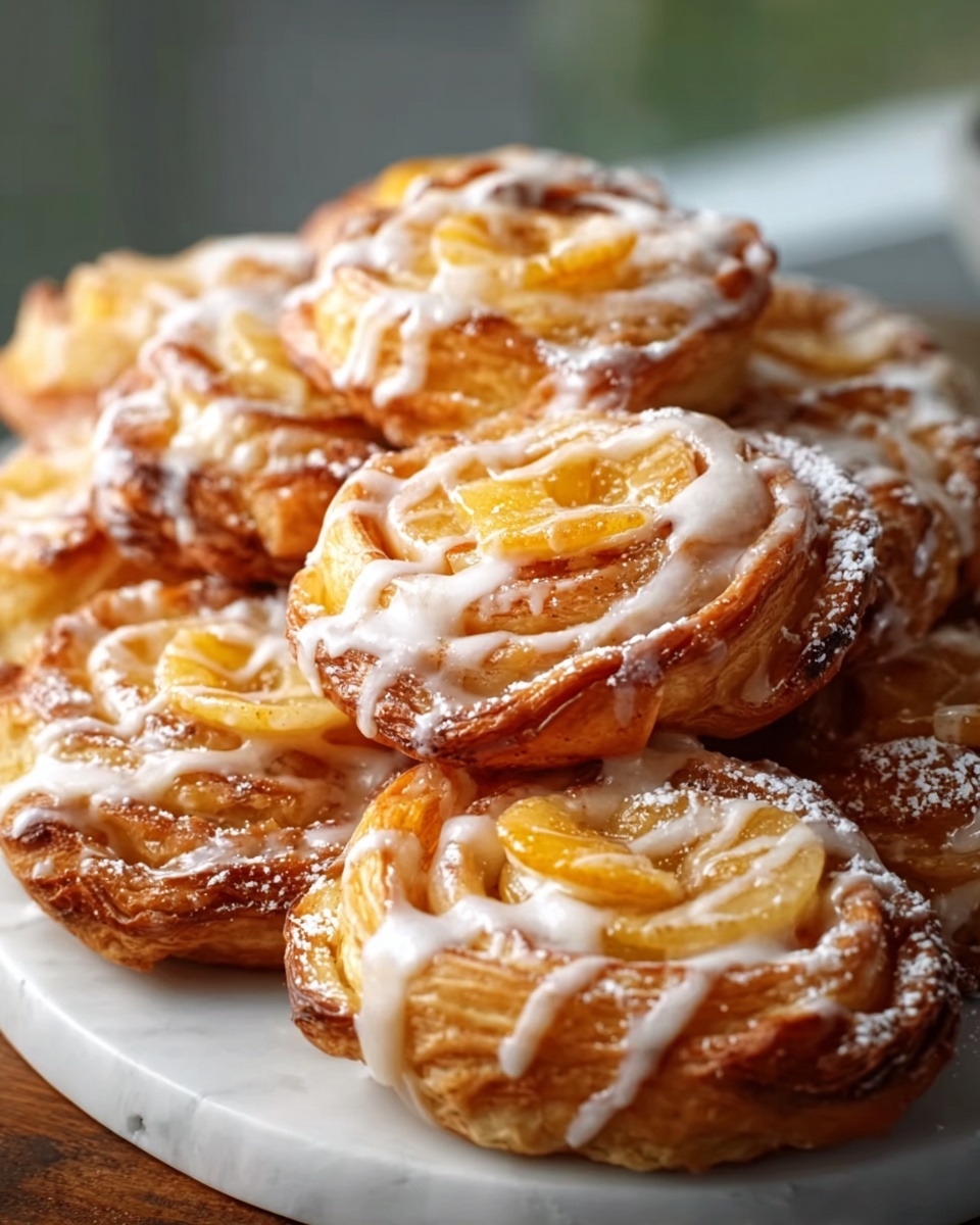 Peach Pie Cruffins Recipe