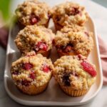 Quick Strawberry Muffins with Crumble Topping Recipe