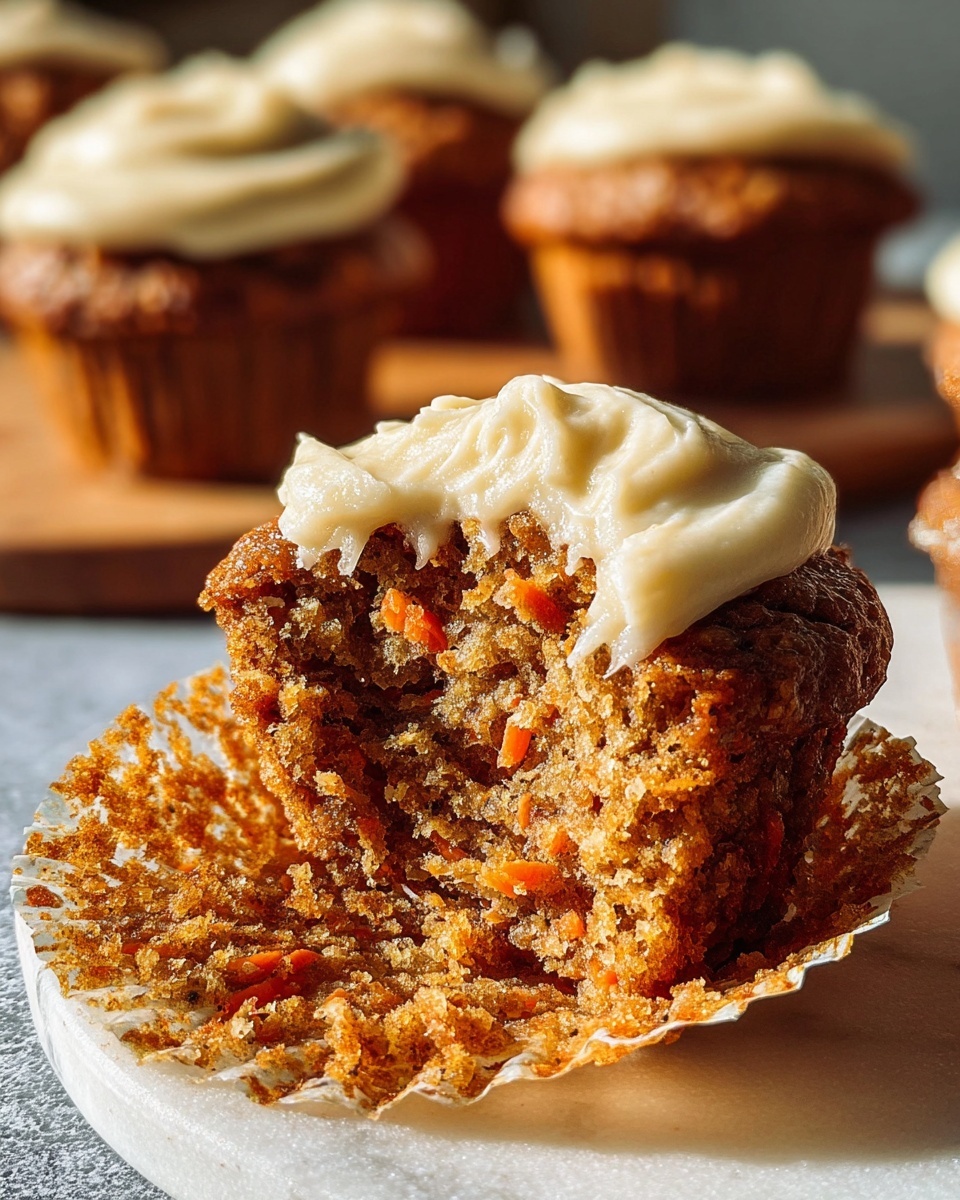 A large white oval ceramic serving tray filled with a generous assortment of moist, golden-brown carrot muffins topped with dollops of creamy frosting, perfectly arranged in neat rows to showcase their uniform texture and inviting color, with natural light highlighting the rich crumb and subtle orange flecks of carrot throughout, set on a white marble kitchen countertop for an elegant and harmonious presentation, styled like a high-end food magazine hero shot. REALISTIC STYLE IMAGE| TAGS: High-end food photography, clean composition, dramatic lighting, luxurious, elegant, mouth-watering, indulgent, gourmet | CAMERA: Nikon Z7 | FOCAL LENGTH: 50mm | SHOT TYPE: Close-up | COMPOSITION: 3/4 angle | LIGHTING: Soft directional light | PRODUCTION: Food Stylist | TIME: Daytime I LOCATION TYPE: Kitchen near windows --stylize 150 --ar 4:5