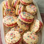 Funfetti Shortbread Sandwich Cookies with Frosting Recipe