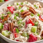 Strawberry Pecan Poppy Seed Chicken Salad Recipe