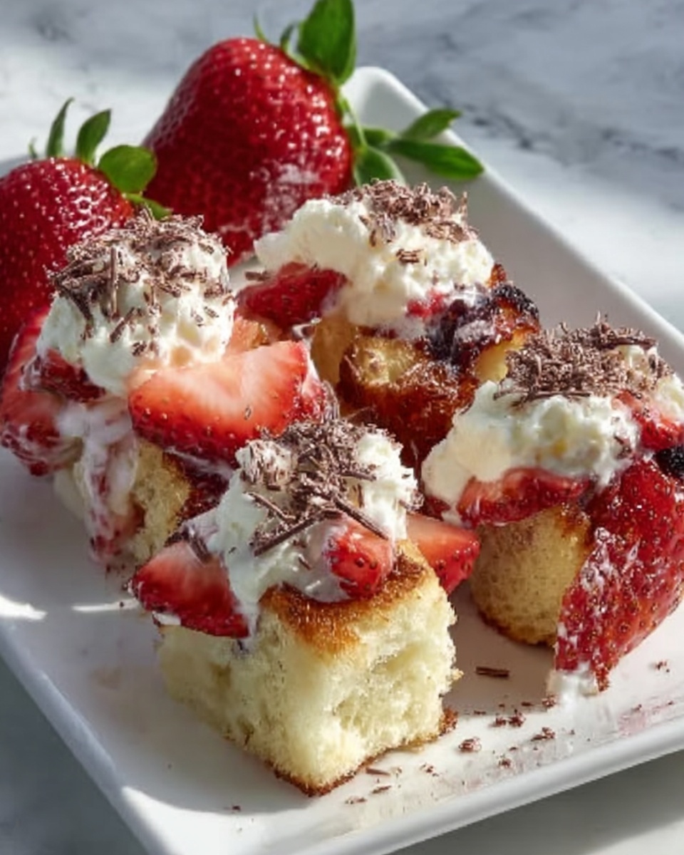 Tasty Strawberry Shortcake Kabobs Recipe