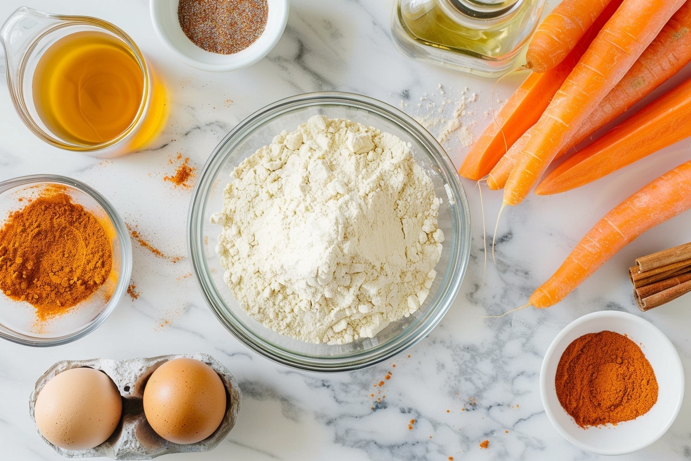 A full rectangular white ceramic baking dish filled with freshly baked carrot cake, topped with a thick layer of creamy white cream cheese frosting smooth and evenly spread across the entire surface, finished with elegant, thin caramel drizzle arranged in parallel lines. The whole uncut cake is centered in the frame, photographed at a 3/4 angle on a pristine white marble kitchen countertop, illuminated by soft natural daylight streaming through nearby windows, styled professionally to highlight the moist texture and rich frosting, resembling a high-end food magazine hero shot. REALISTIC STYLE IMAGE| TAGS: High-end food photography, clean composition, dramatic lighting, luxurious, elegant, mouth-watering, indulgent, gourmet | CAMERA: Nikon Z7 | FOCAL LENGTH: 50mm | SHOT TYPE: Close-up | COMPOSITION: 3/4 angle | LIGHTING: Soft directional light | PRODUCTION: Food Stylist | TIME: Daytime I LOCATION TYPE: Kitchen near windows --stylize 150 --ar 4:5