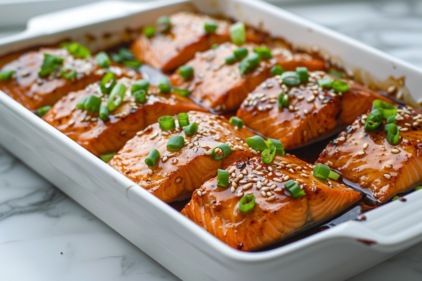 Flavorful Honey Soy Glazed Salmon Recipe