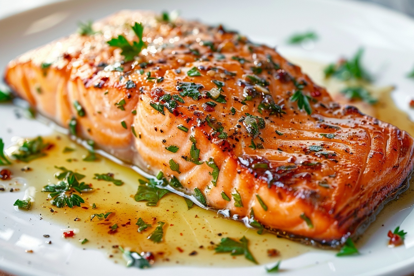 Texas Roadhouse Style Baked Salmon Recipe
