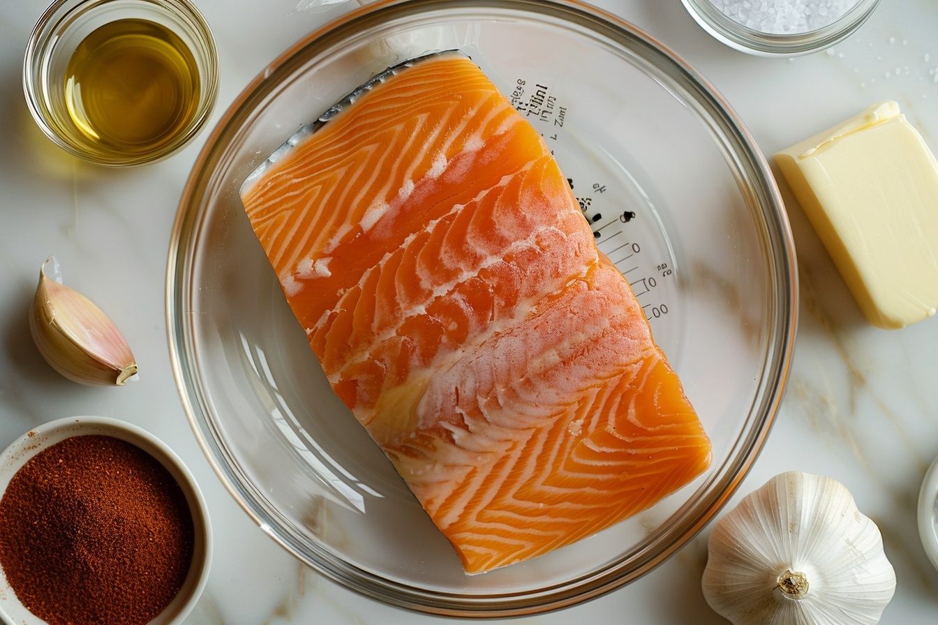 Single white plate featuring one beautifully seared salmon fillet resting atop a bed of creamy orzo mixed with vibrant green spinach leaves, close-up 3/4 angle revealing the salmon's crispy pepper-speckled crust and tender flaky interior, the glossy orzo grains glistening with a light buttery sauce accented by flecks of seasoning, natural soft directional daylight illuminating the textures on a white marble surface, styled as an elegant, mouth-watering gourmet individual serving with a touch of fresh herbs for garnish. REALISTIC STYLE IMAGE| TAGS: High-end food photography, clean composition, dramatic lighting, luxurious, elegant, mouth-watering, indulgent, gourmet | CAMERA: Nikon Z7 | FOCAL LENGTH: 50mm | SHOT TYPE: Close-up | COMPOSITION: 3/4 angle | LIGHTING: Soft directional light | PRODUCTION: Food Stylist | TIME: Daytime I LOCATION TYPE: Kitchen near windows --stylize 150  --ar 4:5