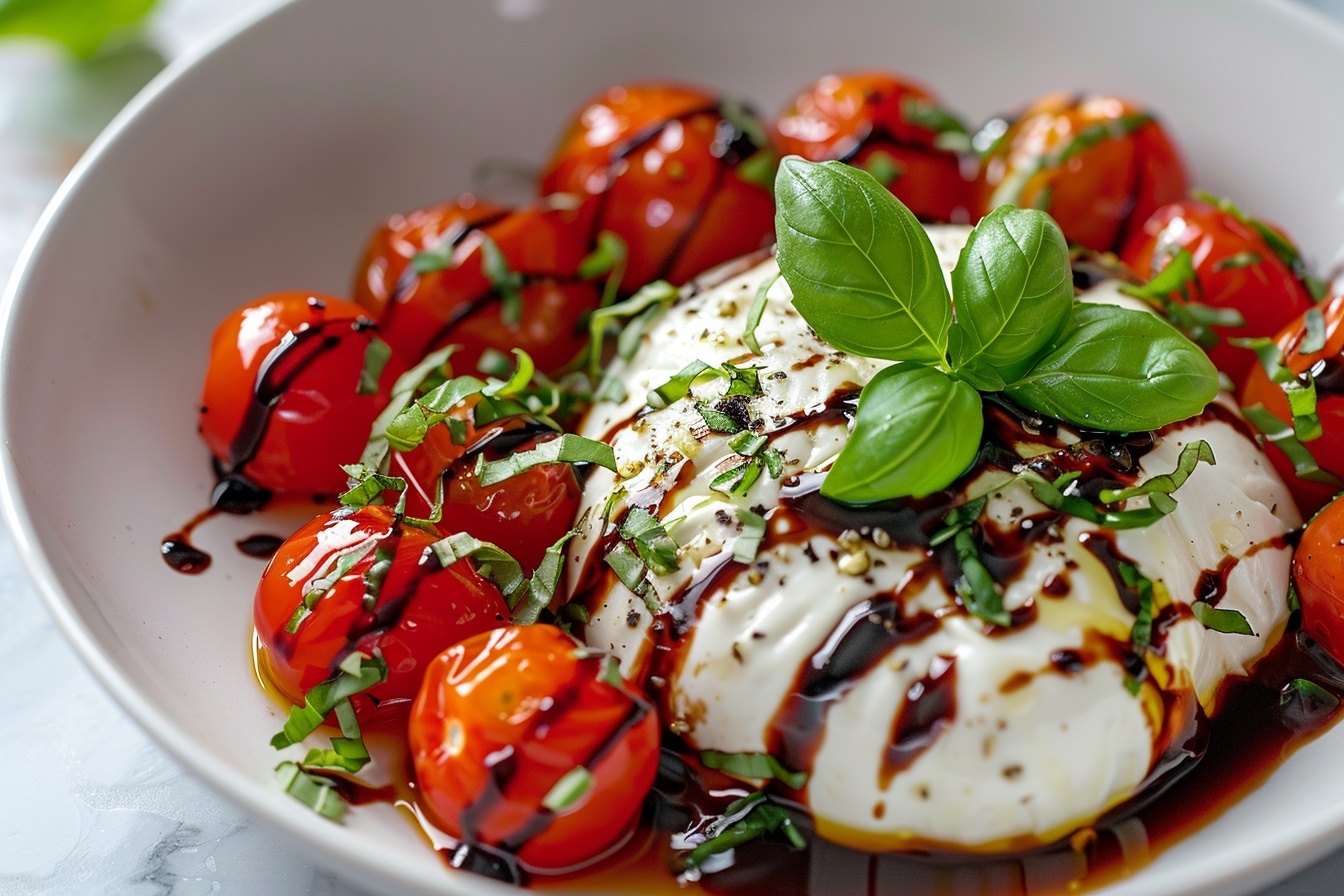 Baked Burrata Bliss with Roasted Tomatoes and Garlic Recipe