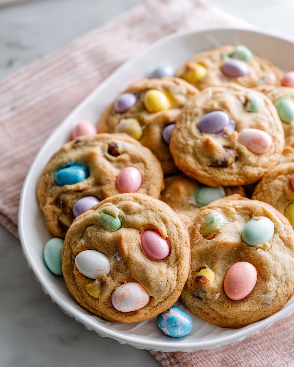 Chocolate Cadbury Eggs Spring Cookies Recipe