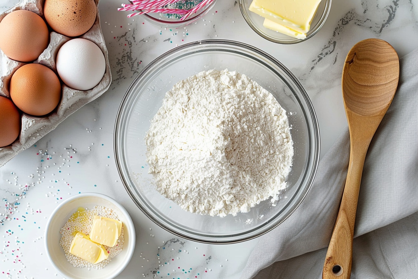 Single white plate presenting a close-up of a single sugar cookie sprinkled with vibrant pink sanding sugar crystals, soft texture with subtle fork-pressed lines on top revealing a tender, crumbly interior, natural light accentuating the delicate surface and slight golden edges, styled elegantly on a white marble surface, intimate plated serving photo taken in a kitchen near windows, showcasing the inviting simplicity and texture of homemade cookies, soft directional daylight gently highlighting the moist crumb texture REALISTIC STYLE IMAGE| TAGS: High-end food photography, clean composition, dramatic lighting, luxurious, elegant, mouth-watering, indulgent, gourmet | CAMERA: Nikon Z7 | FOCAL LENGTH: 50mm | SHOT TYPE: Close-up | COMPOSITION: 3/4 angle | LIGHTING: Soft directional light | PRODUCTION: Food Stylist | TIME: Daytime I LOCATION TYPE: Kitchen near windows --stylize 150  --ar 4:5