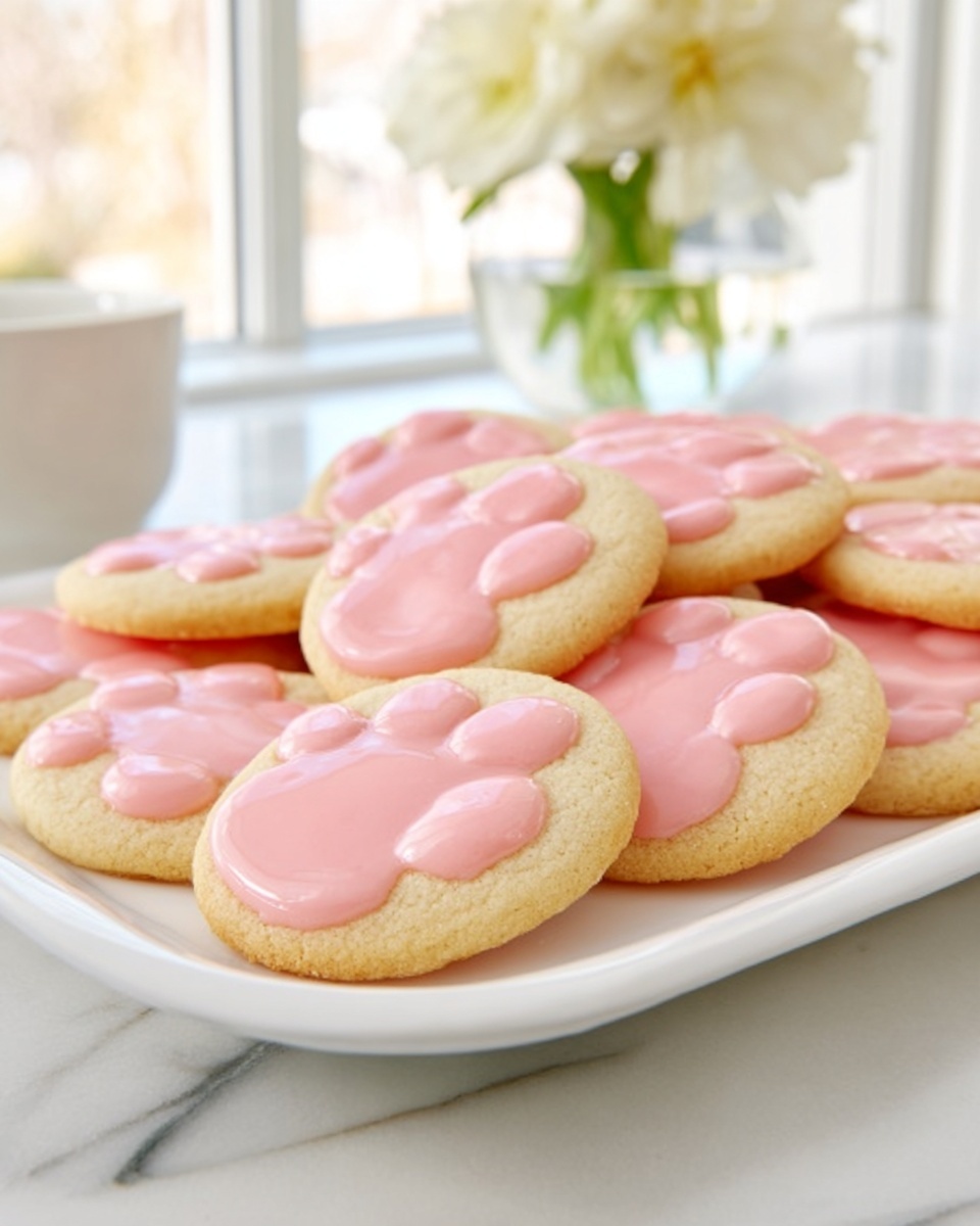 Bunny Paw Print Cookies Recipe