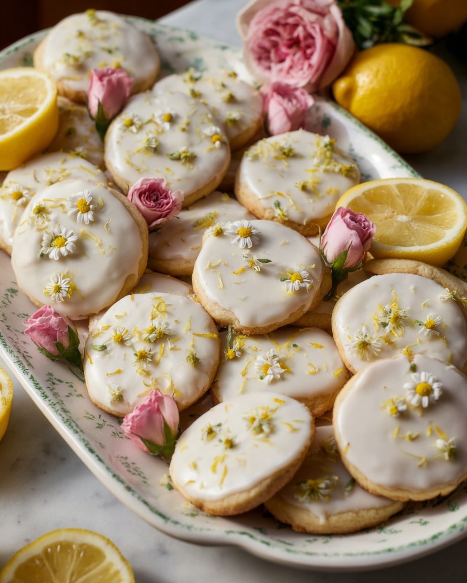 Chamomile Lemon Cookies with Icing Recipe