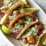 Mexican Fish Tacos with Zesty Lime Crema Recipe