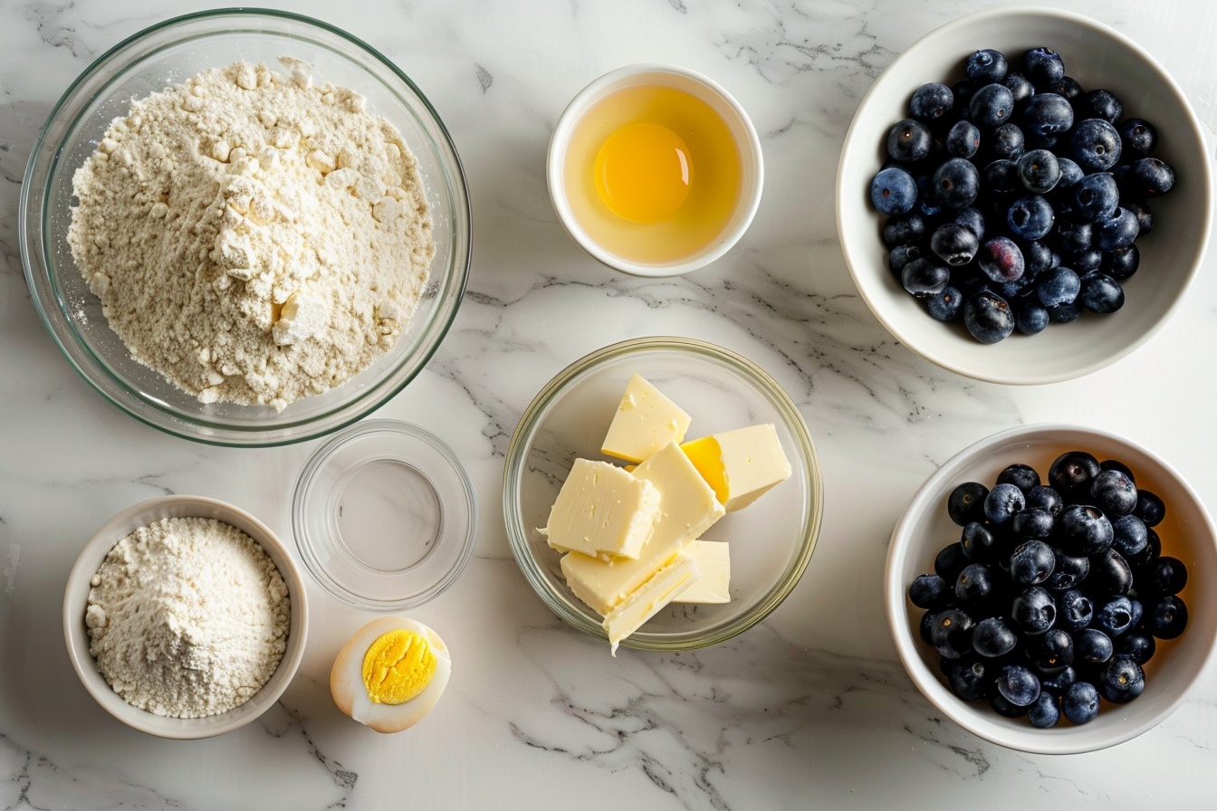 Single white plate with a beautifully plated slice of layered blueberry lemon cake, close-up angled view revealing moist yellow cake layers embedded with juicy blueberries, separated by smooth, creamy white frosting that lightly coats the exterior, topped with fresh plump blueberries for garnish, set on a white marble surface with soft natural light highlighting the delicate crumb and vibrant fruit, styled elegantly like a high-end food blog presentation, showcasing detailed texture and inviting indulgence. REALISTIC STYLE IMAGE| TAGS: High-end food photography, clean composition, dramatic lighting, luxurious, elegant, mouth-watering, indulgent, gourmet | CAMERA: Nikon Z7 | FOCAL LENGTH: 50mm | SHOT TYPE: Close-up | COMPOSITION: 3/4 angle | LIGHTING: Soft directional light | PRODUCTION: Food Stylist | TIME: Daytime I LOCATION TYPE: Kitchen near windows --stylize 150  --ar 4:5