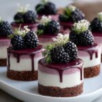 Mini Blackberry Mousse Cakes Recipe