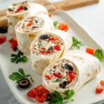 Creamy Ranch Red Pepper and Olive Pinwheels Recipe