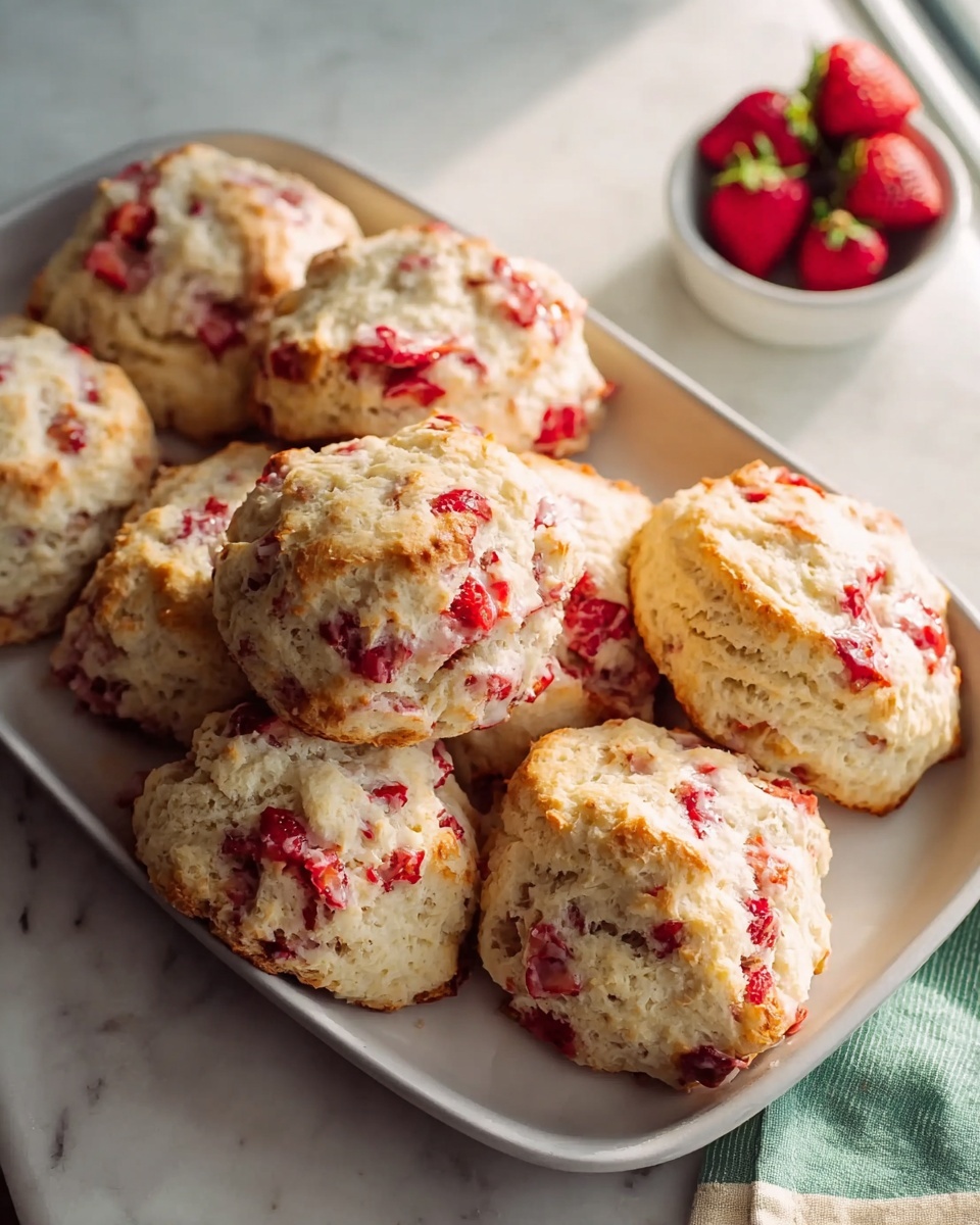 Best Strawberry Vanilla Bean Scones Recipe