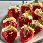 Cheesecake Deviled Strawberries Recipe