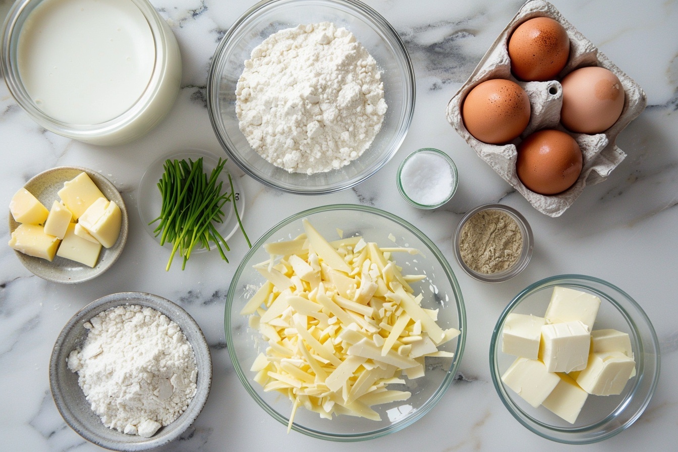 A single golden popover presented upright on a pristine white plate, showcasing its hollow interior with airy, tender layers and a delicate crispy crust sprinkled with finely chopped chives on top. The close-up, angled view highlights the texture contrast between the light, fluffy interior and the crackly outer shell, set against a smooth white marble background. Soft natural lighting emphasizes the warm tones and inviting crispness, styled elegantly to reflect a gourmet homemade delicacy ready to be enjoyed. REALISTIC STYLE IMAGE| TAGS: High-end food photography, clean composition, dramatic lighting, luxurious, elegant, mouth-watering, indulgent, gourmet | CAMERA: Nikon Z7 | FOCAL LENGTH: 50mm | SHOT TYPE: Close-up | COMPOSITION: 3/4 angle | LIGHTING: Soft directional light | PRODUCTION: Food Stylist | TIME: Daytime I LOCATION TYPE: Kitchen near windows --stylize 150 --ar 4:5