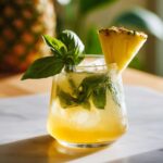 Tropical Pineapple Basil Spritzer Recipe