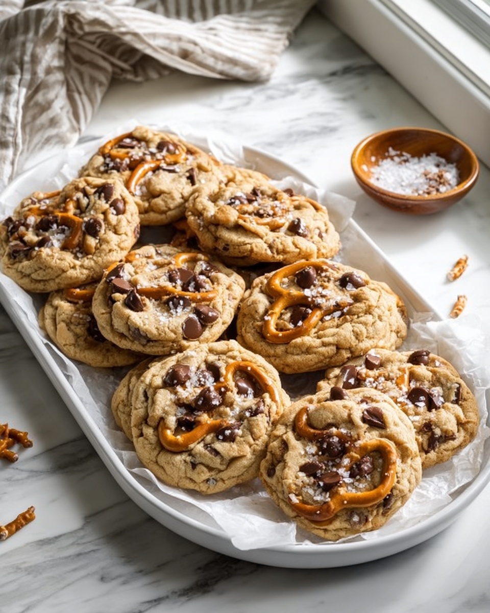 Peanut Butter Pretzel Cookies Recipe