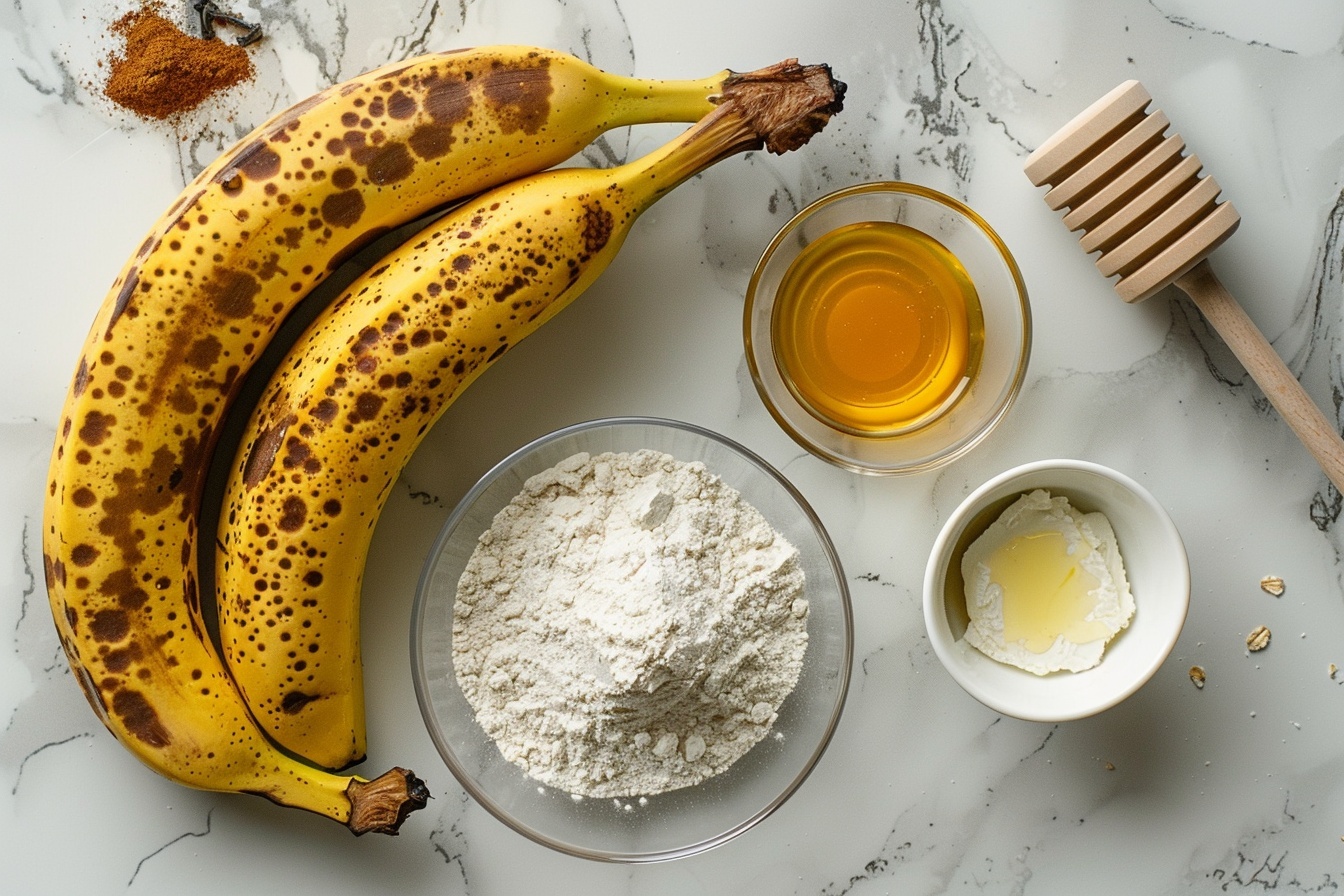 Single white plate showcasing a thick slice of moist banana bread, angled to reveal its dense, crumbly interior texture dotted with subtle banana fibers and a golden-brown crust. The slice rests elegantly on a white marble surface, highlighting the bread's warm, rich tones and slightly crisp edges. Soft natural lighting enhances the inviting, tender crumb and the delicate caramelization on top, styled as a gourmet, indulgent homemade treat ready to be enjoyed. REALISTIC STYLE IMAGE| TAGS: High-end food photography, clean composition, dramatic lighting, luxurious, elegant, mouth-watering, indulgent, gourmet | CAMERA: Nikon Z7 | FOCAL LENGTH: 50mm | SHOT TYPE: Close-up | COMPOSITION: 3/4 angle | LIGHTING: Soft directional light | PRODUCTION: Food Stylist | TIME: Daytime I LOCATION TYPE: Kitchen near windows --stylize 150 --ar 4:5