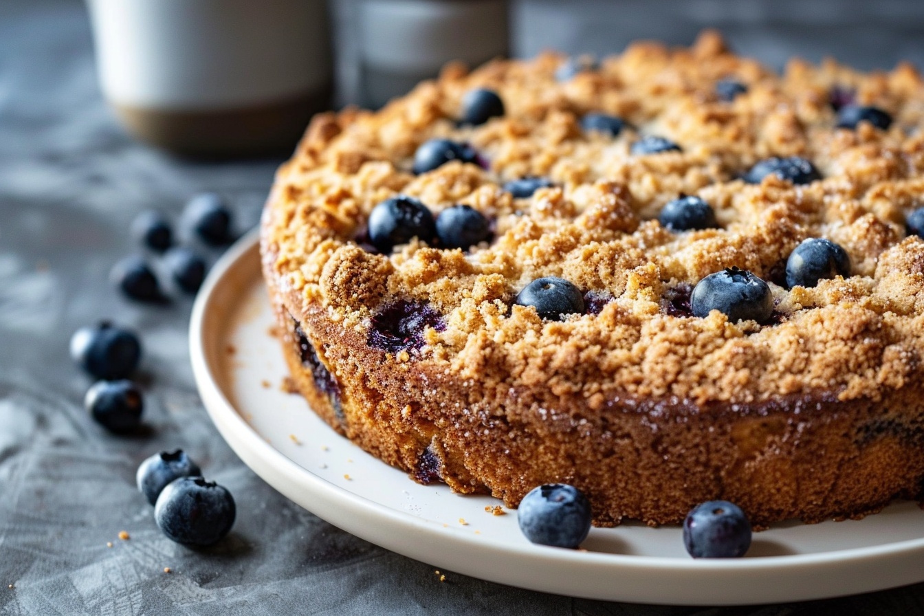 Blueberry Crumb Coffee Cake Recipe