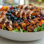 Honey Mustard Chicken Salad with Blueberries and Almonds Recipe