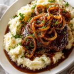 Hamburger Steaks with Onion Gravy Recipe