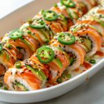Crispy Salmon Rice Bites with Spicy Mayo Recipe