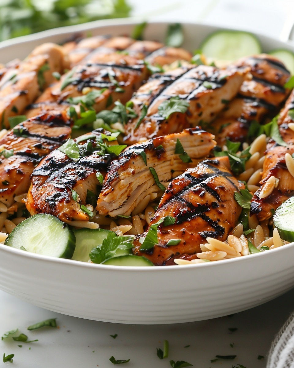 Grilled Chicken Orzo Salad: A Vibrant Summer Meal Recipe