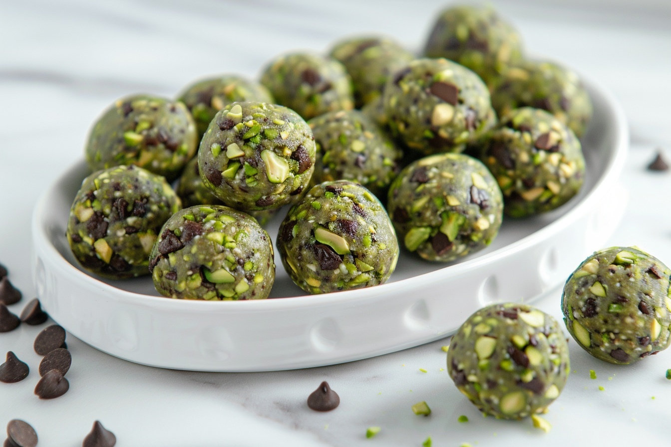 Mint Chocolate Chip Protein Balls Recipe
