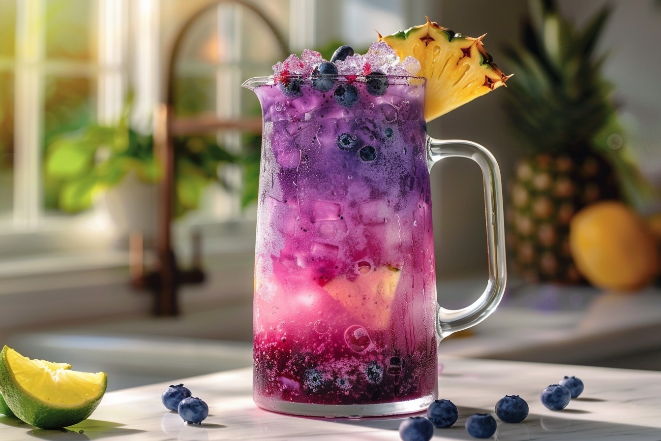 Blueberry Pineapple Tequila Sour Recipe