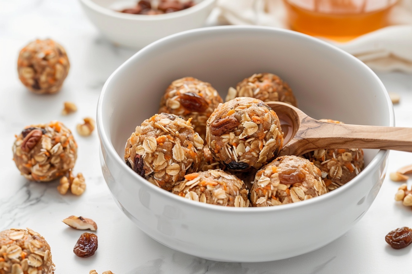 Delicious Carrot Cake Protein Balls for Guilt-Free Snacking Recipe