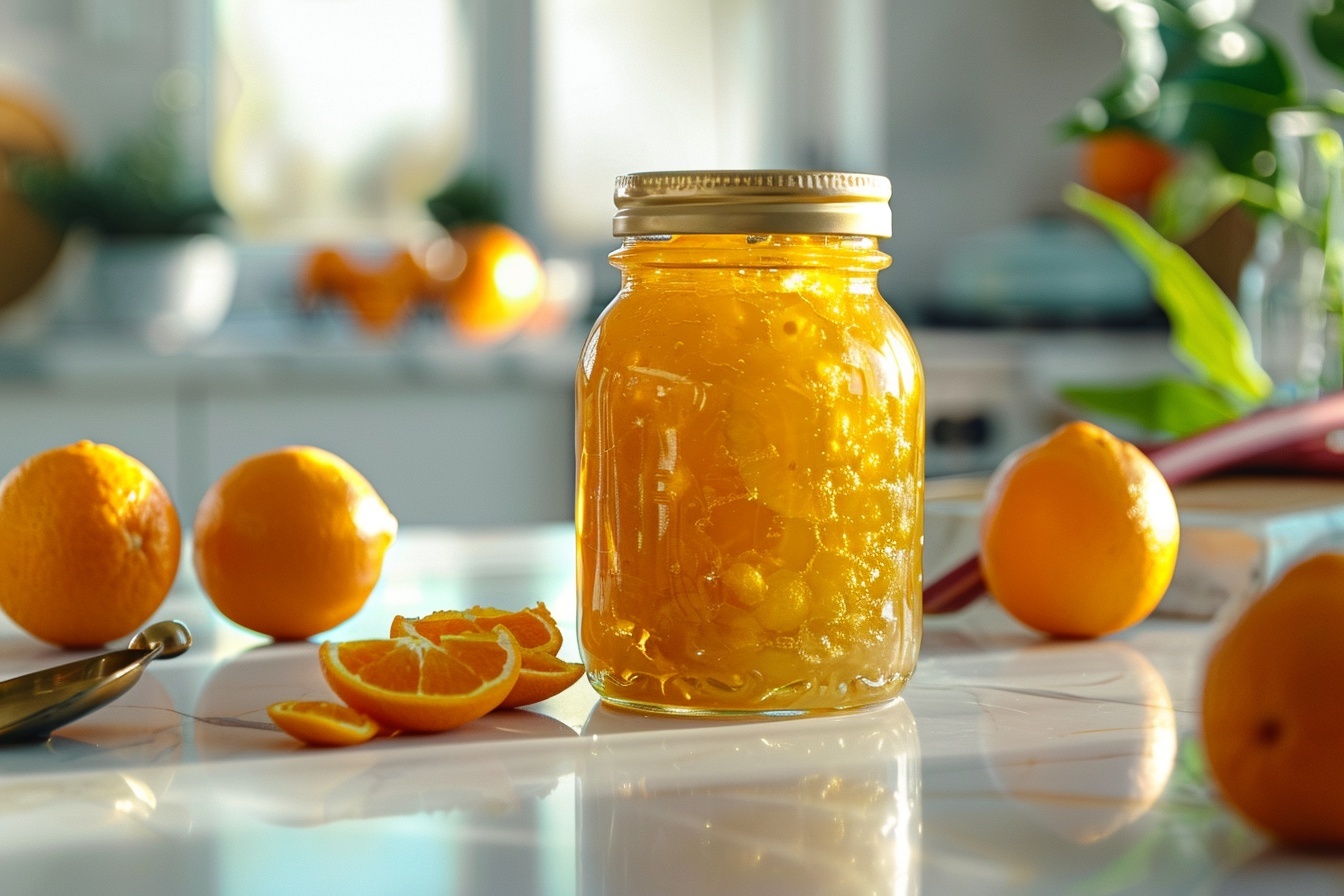 Traditional Rhubarb and Orange Jam Recipe
