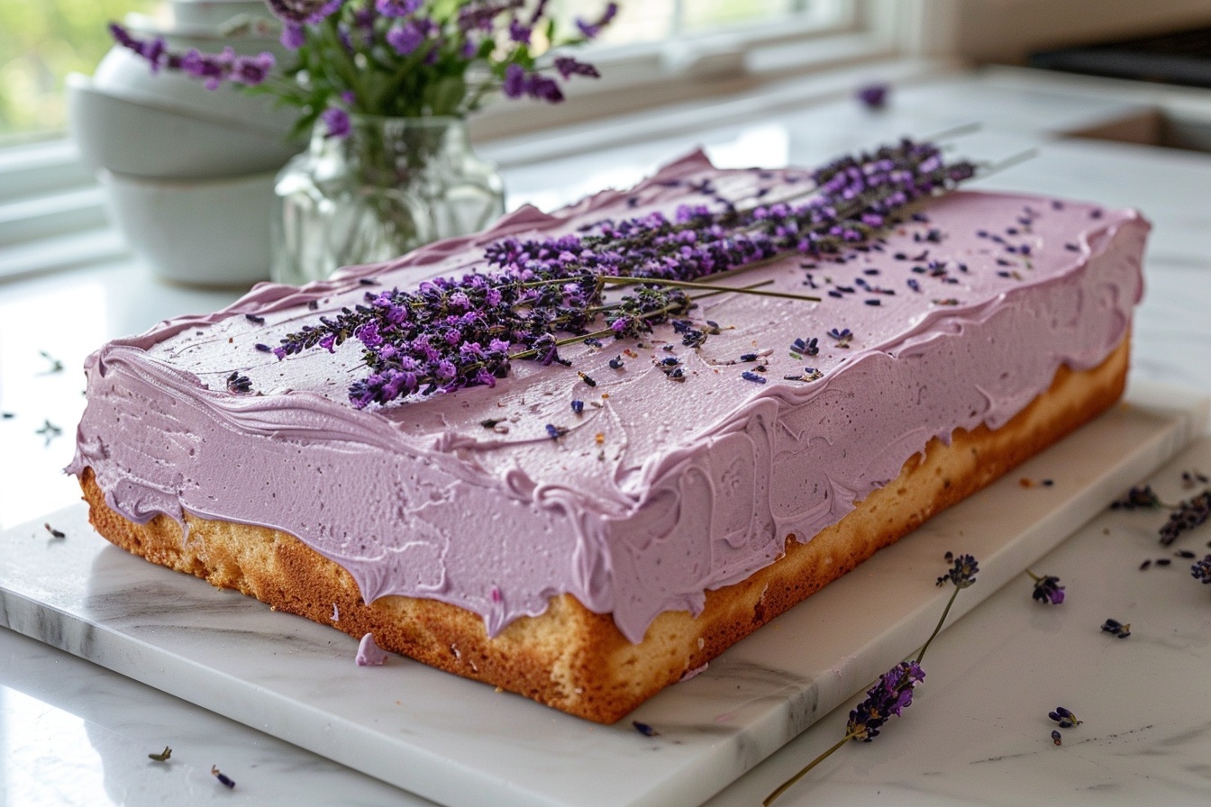 Heavenly London Fog Cake with Earl Grey and Lavender Bliss Recipe
