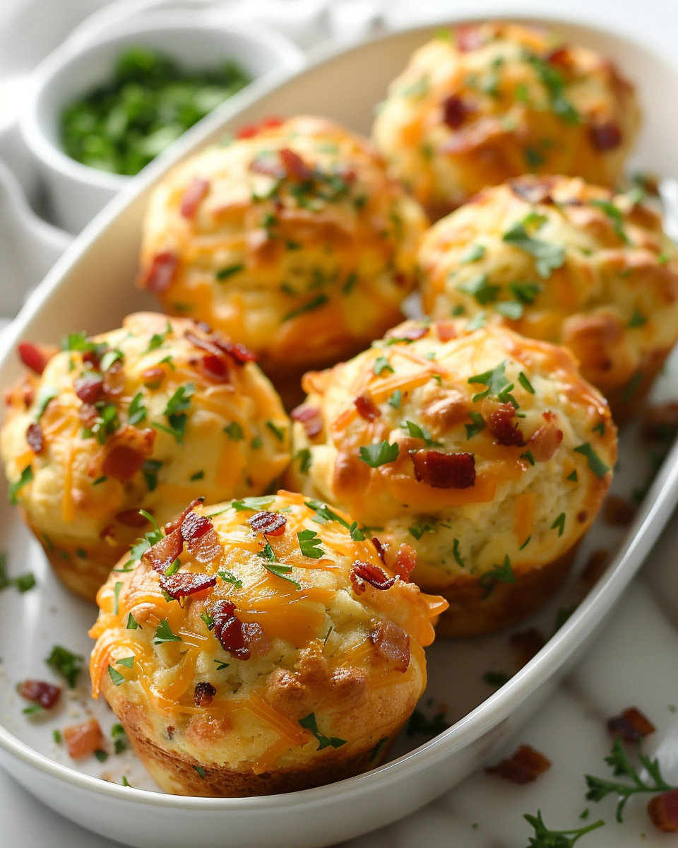 Irresistibly Delicious Sourdough Discard Bacon And Cheddar Muffins Recipe