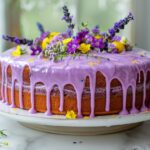Elegant Mini Lemon Cakes with Lavender Glaze Recipe