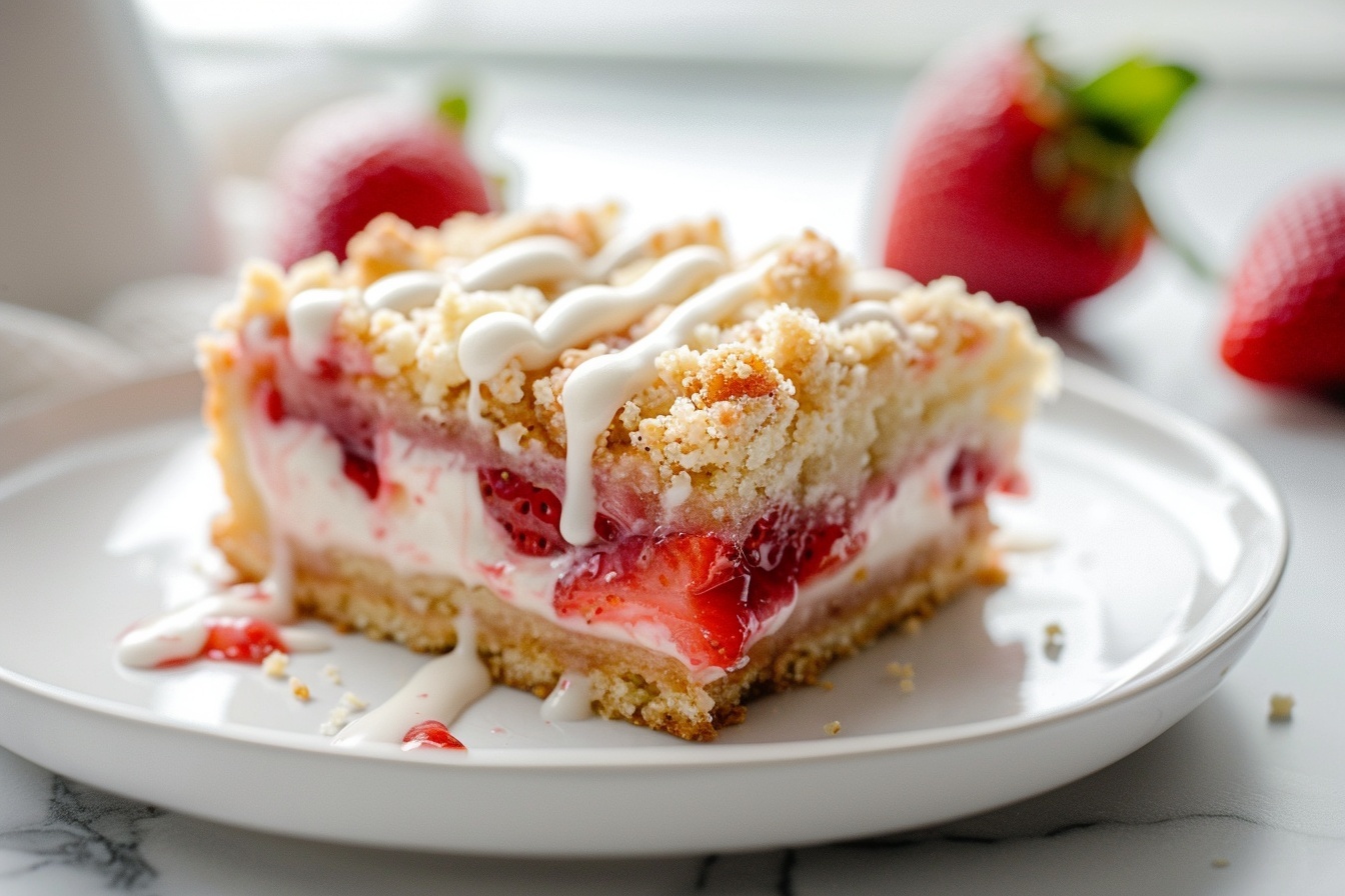 Strawberry Shortcake Bars Recipe - Recipe Image