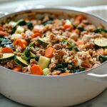 Homemade Healthy Dog Food Recipe with Chicken, Vegetables, and Brown Rice Recipe