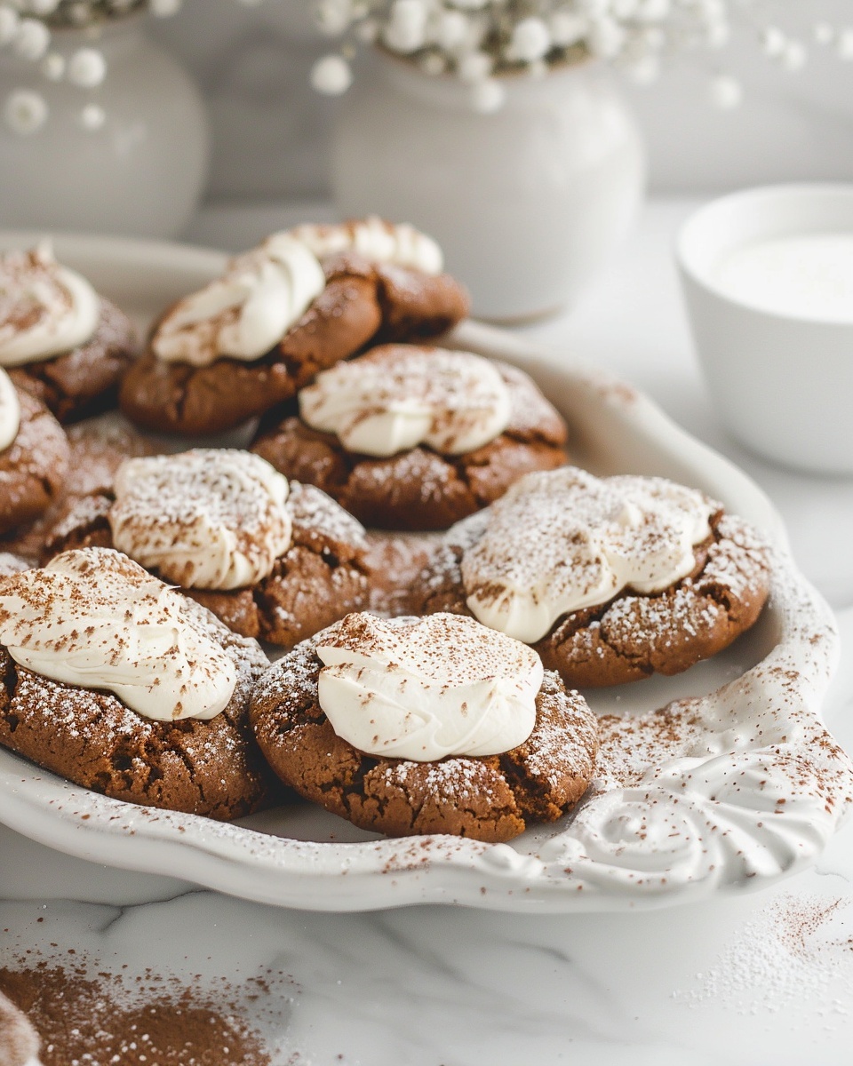 Tiramisu Crinkle Cookies That Melt in Your Mouth Recipe