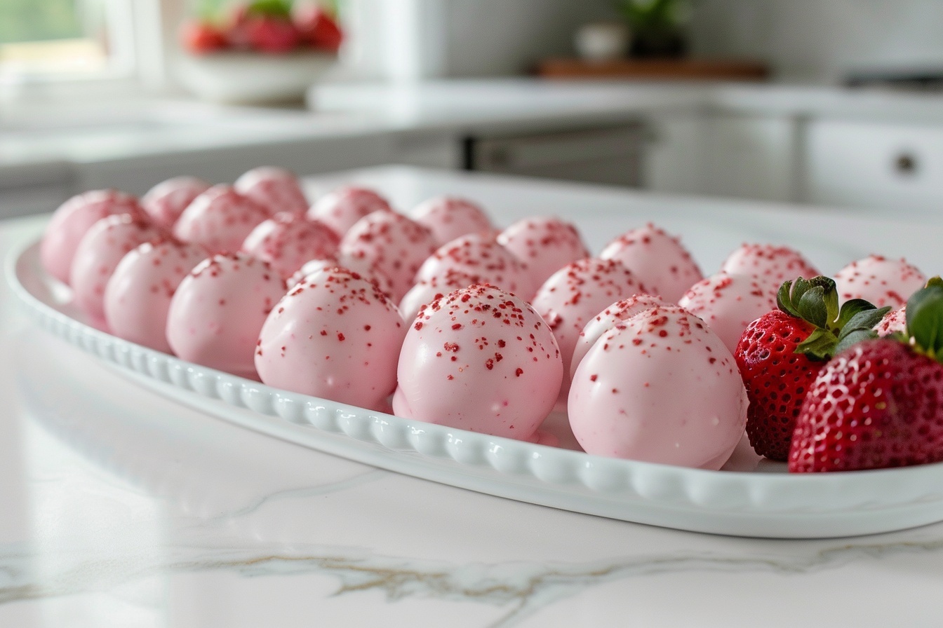 Strawberry Cheesecake Protein Balls You’ll Crave Daily Recipe