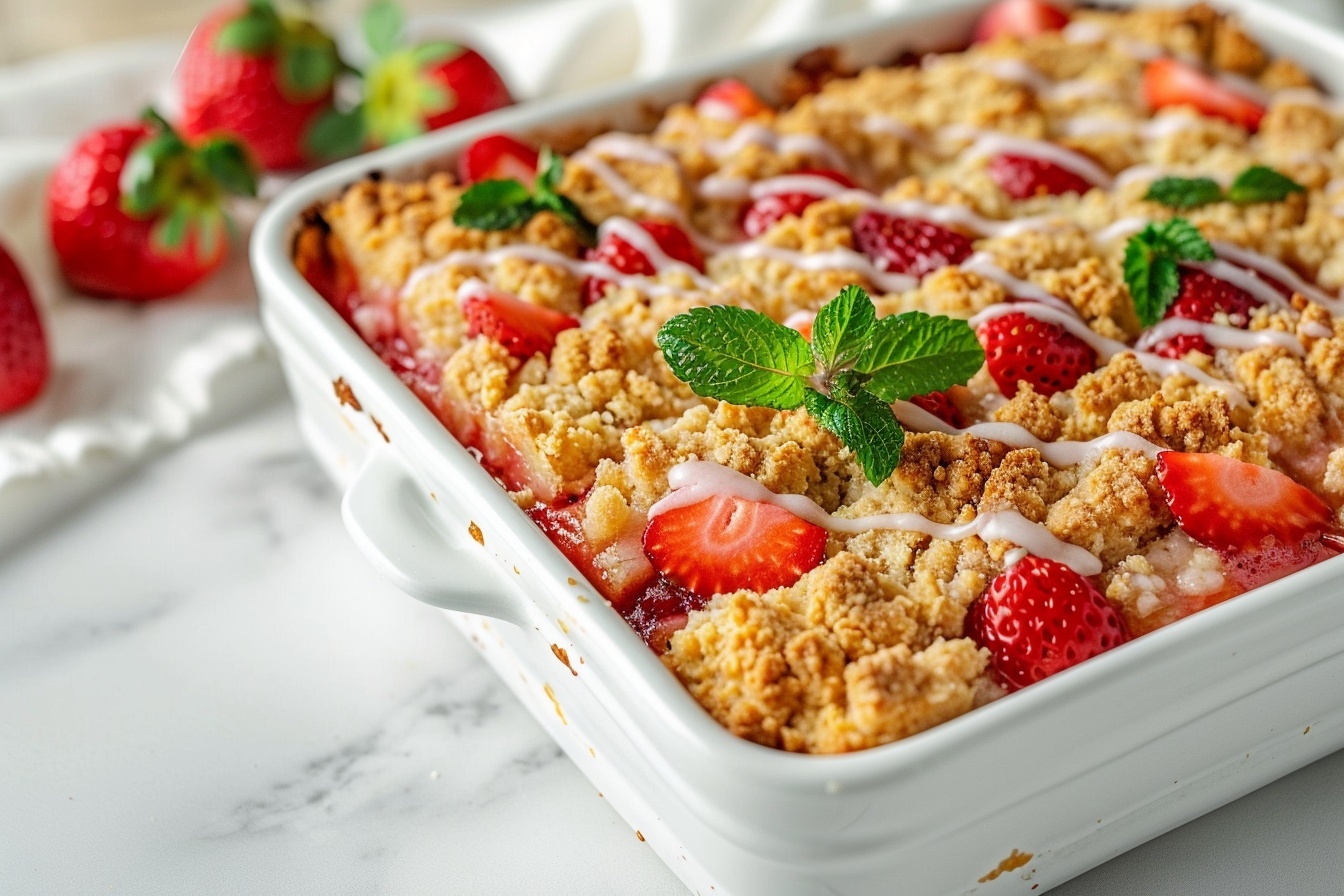 Strawberry Shortcake Bars Recipe