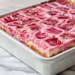 Rhubarb Cheesecake Squares Recipe