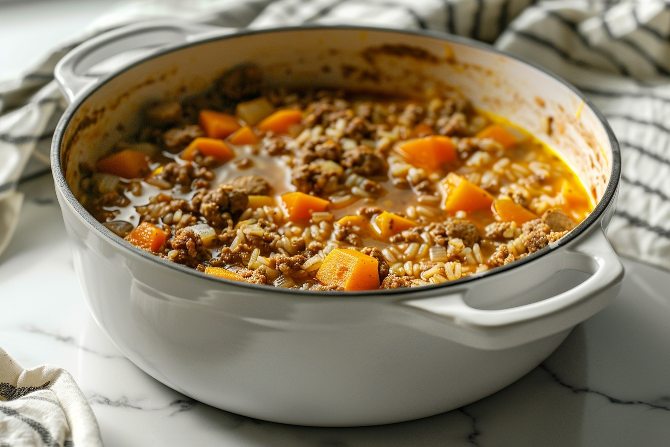 Pumpkin & Brown Rice Dog Food Bowl Recipe 6 Pumpkin & Brown Rice Dog Food Bowl Recipe - Recipe Image