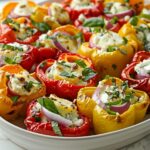 Roasted Goat Cheese Stuffed Mini Bell Peppers Recipe